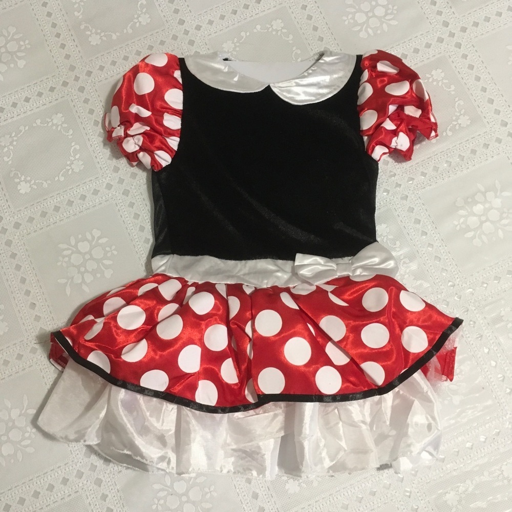 🆕 Baby Red Minnie Mouse Costume, 1-2 years